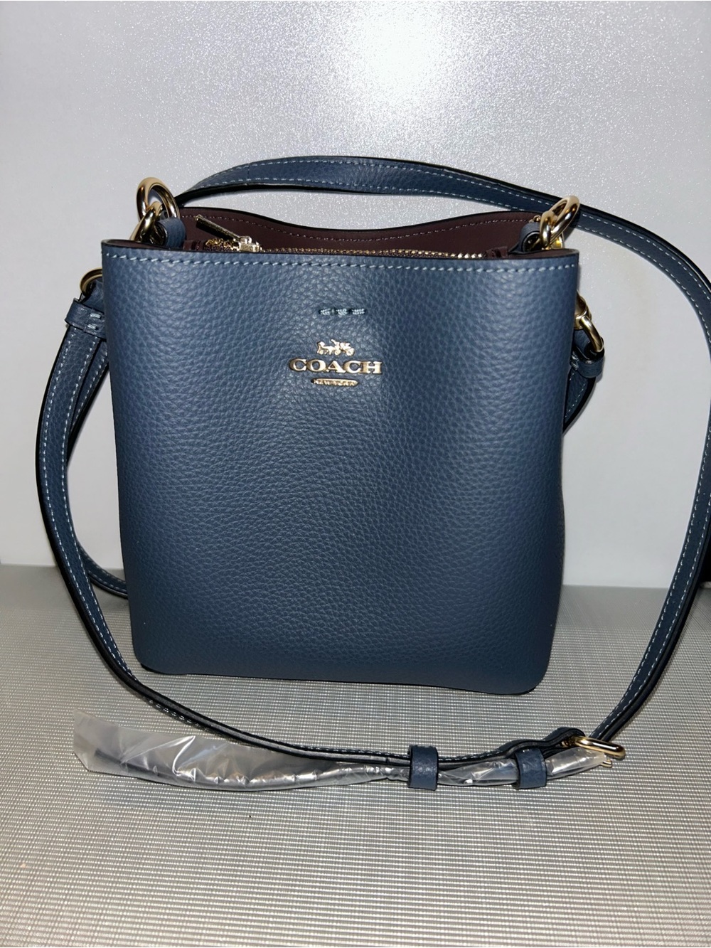 NWOT 2021 coach mini town bucket bag